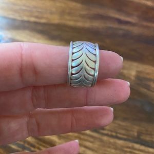 Tiffany Paisley Palm Wide Ring